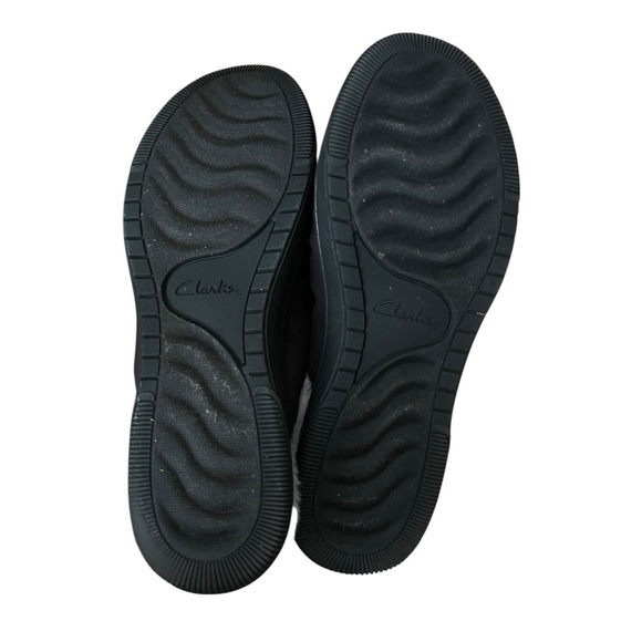 Clarks Cloudsteppers Size 8 W Plum Breeze Willow Faux Fur Lined Slip On Clogs - Picture 2 of 10